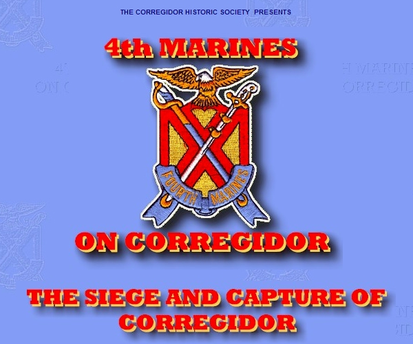 THE MARINES ON CORREGIDOR